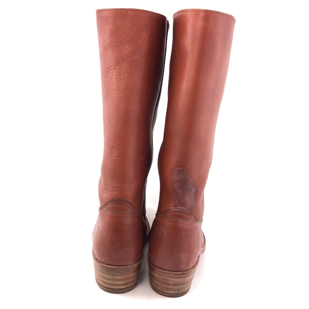 Vintage Frye 2565 Brown Leather Campus 14L Western Boots 8 EE - Picture 6 of 15
